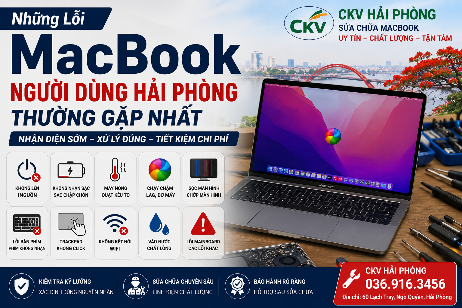 Những Lỗi MacBook Người Dùng Hải Phòng Thường Gặp Nhất